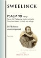 PSALM 90 SATB choral sheet music cover
